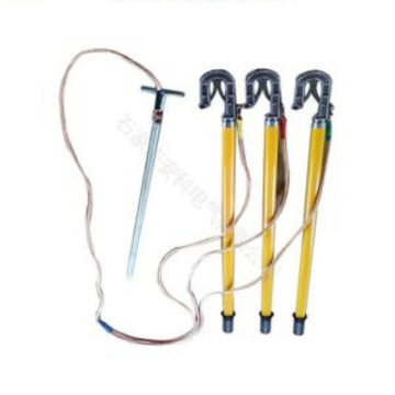 copper weld earth rod ground rod Bausbr Line Grounding Wire Rod High Voltage Earthing Set